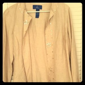 NWOT Linen Blazer/Jacket